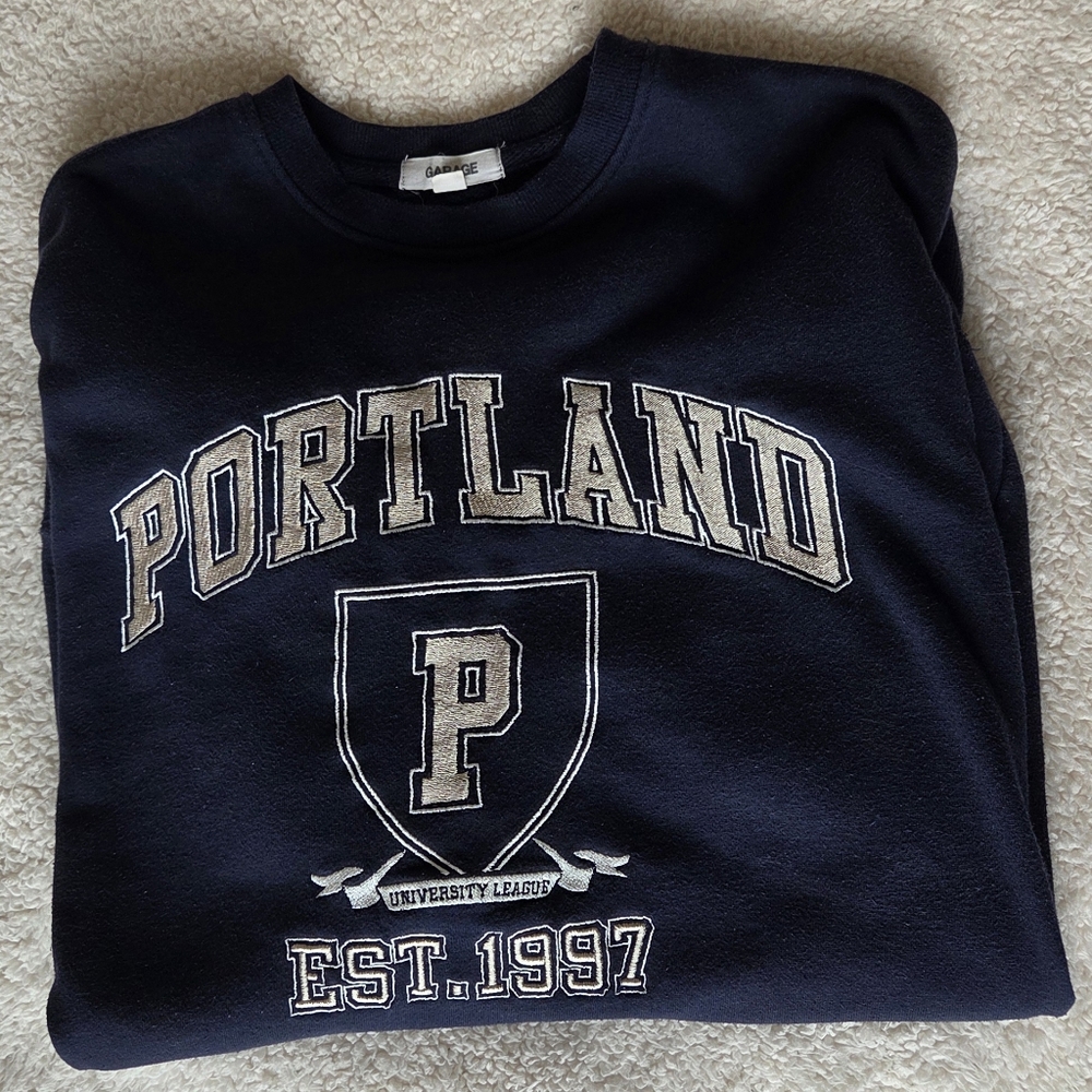 Garage Blue Portland Crewneck